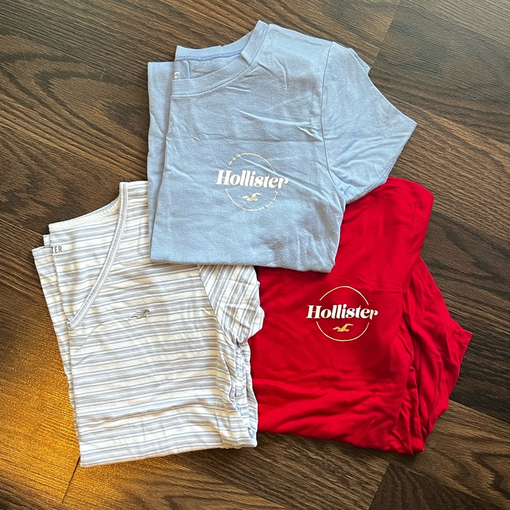 3 Hollister Shirts